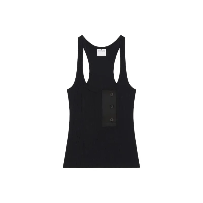COURREGES Oblique 90's Tank Top-0