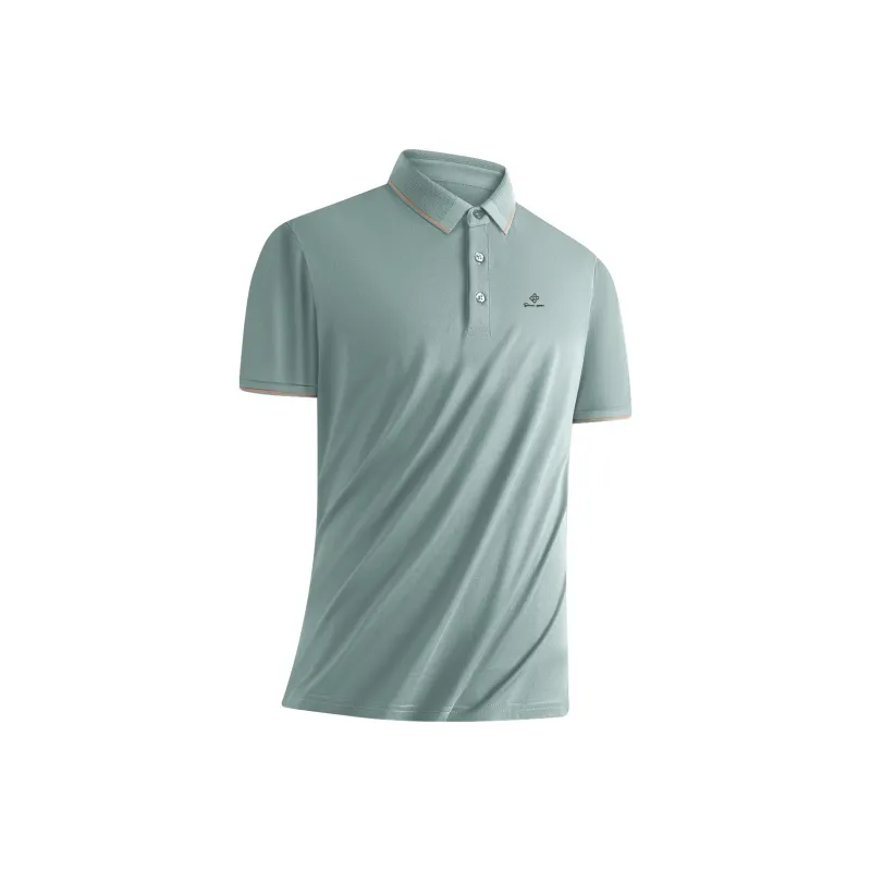 Red bean Polo Shirts Men-5