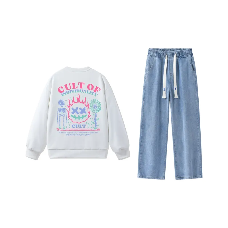 CULT OF INDIVIDUALITY Sweatshirt Sets Unisex-40