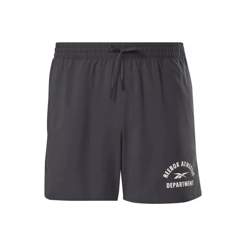 Reebok TRAIN WOVEN GRAPHIC SHORT Sports Shorts Men's Dark Gray-0