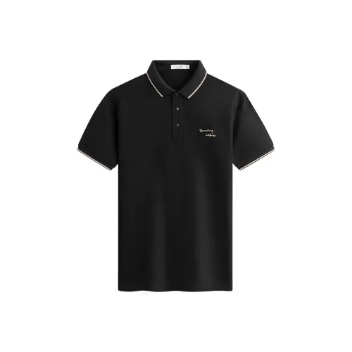 Dance With Wolves Polo Shirt Men's Black