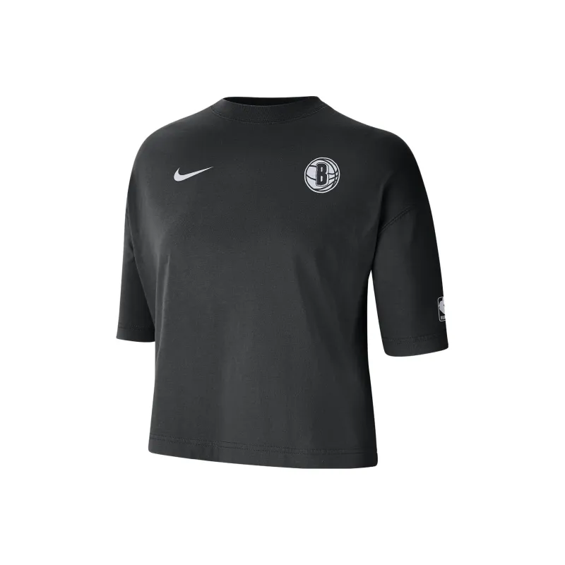 Nike Brooklyn Nets 2023/24 City Edition Women's Nike Nba Courtside Boxy T Shirt-0