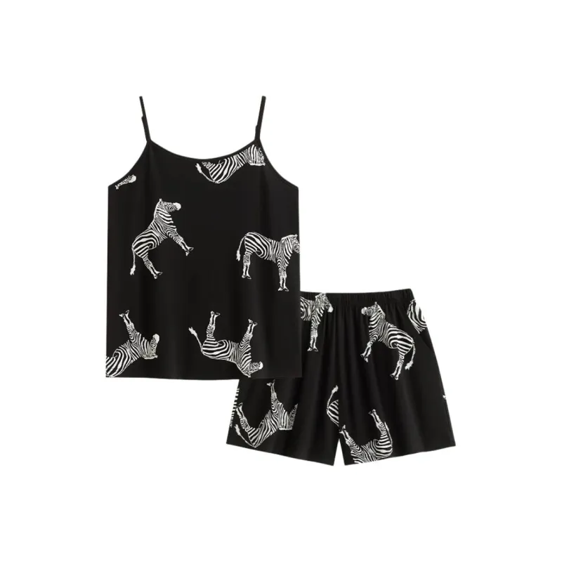 JIALEFEN Pajama Set Women's Jinyu Black-0