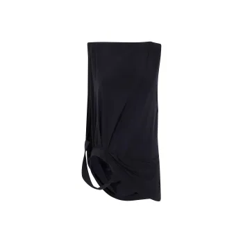 Jacquemus Le Haute Peplo Twist Detailed Top