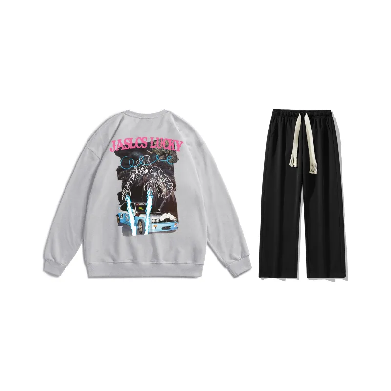 Jaslcs Sweatshirt Sets Unisex-9