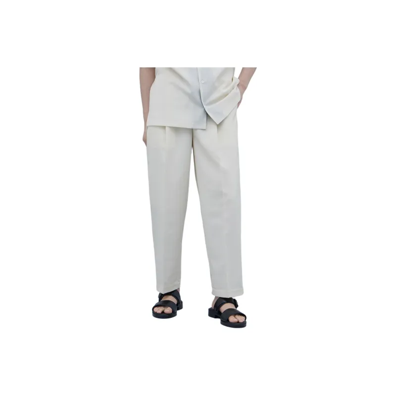 UNITED TOKYO SS24 Casual Pants Men's Ecru-0