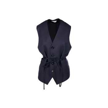 Bottega Veneta Belted V Neck Vest