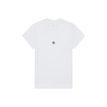 Givenchy 4G Embroidered Crewneck T Shirt