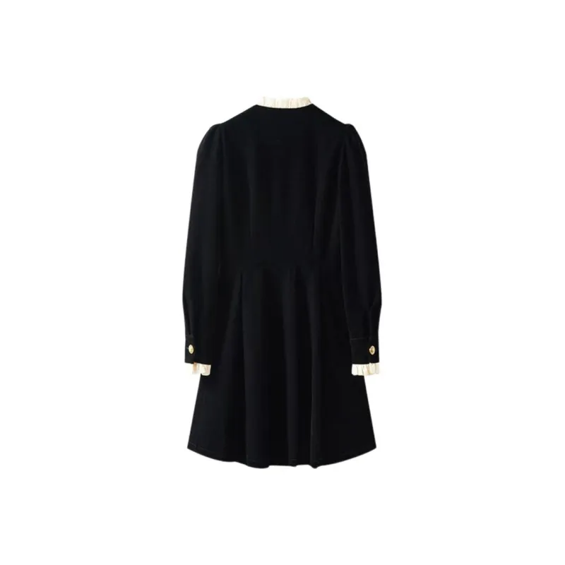 Fele.d Long Sleeved Dress Women's Image Color-3