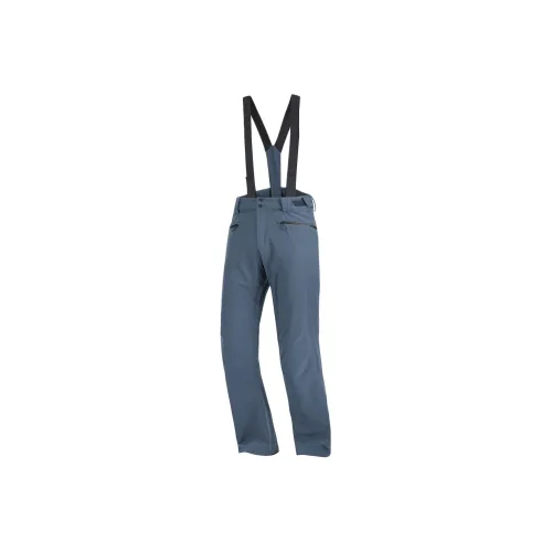 SALOMON Ski Pants Men Blue