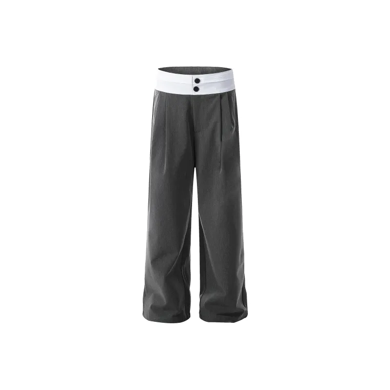 ONITSOP Casual Pants Unisex Gray-0