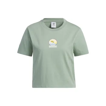 Adidas Originals Crop Tops Women's Dusty Green