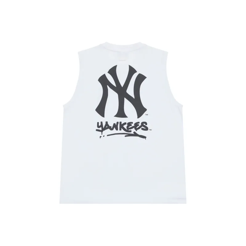 MLB New York Yankees Basic Collection SS25 Tank Top Unisex Ecru-0