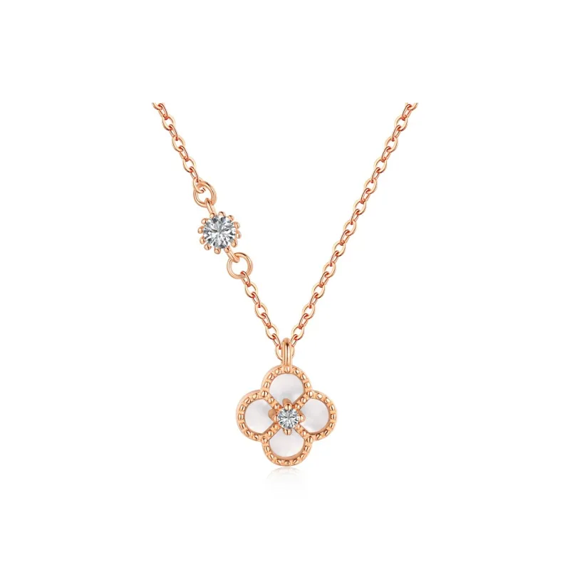 LYUMIN 925 Sterling Silver Necklaces Women's-14