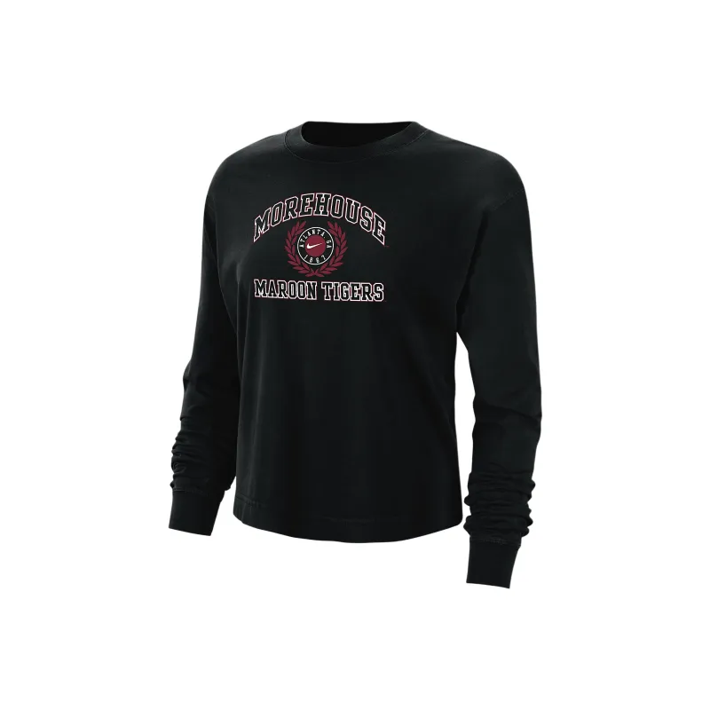 Nike Morehouse Women's Nike College Boxy Long Sleeve T Shirt-0