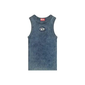 DIESEL Anchor Tank Top 'Dark Blue'
