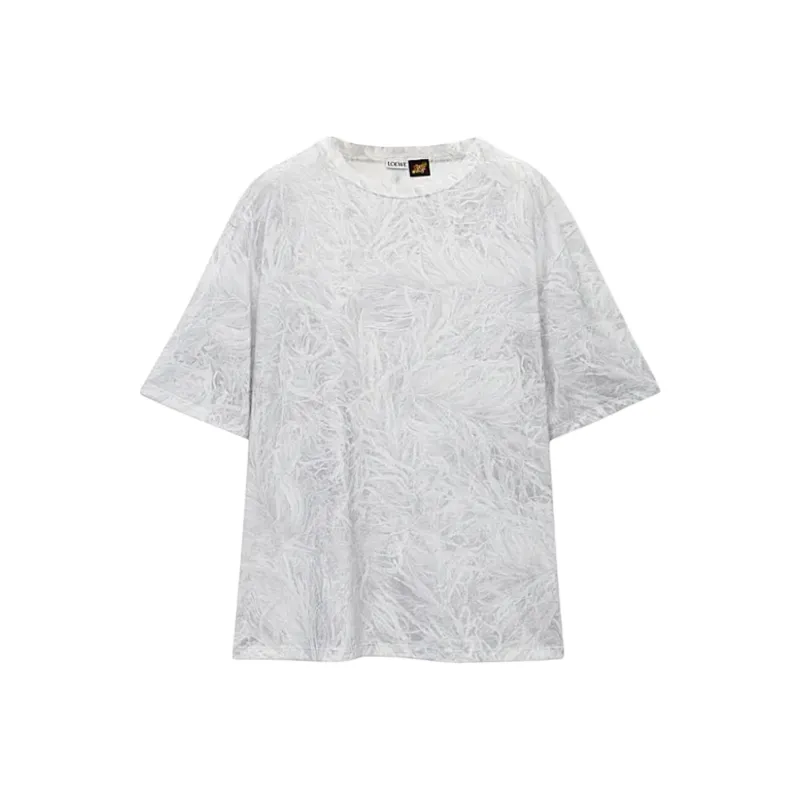 LOEWE Paula's Ibiza SS25 T Shirt Men's Light Gray-0