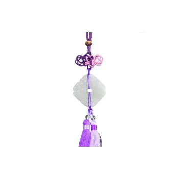 HUWEI Car Pendant White Jade Unisex