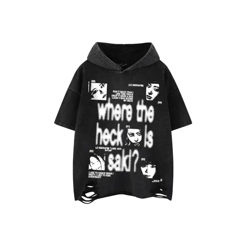 BEAR UNION T Shirt Unisex Black-0