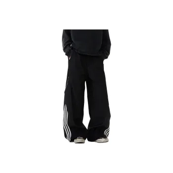 PAINT STAIN Casual Pants Unisex Black