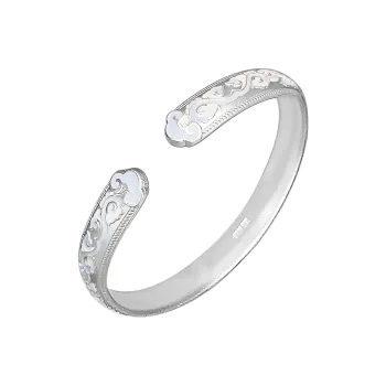VXSAX 999 Fine Silver Bangles Women's