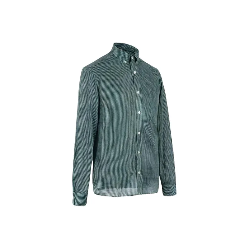 Burberry Shirts Men Green-1