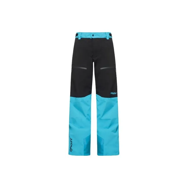 Oakley TNP LINED SHELL PANT 2.0 Ski Pants Unisex Black/Bright Blue-0