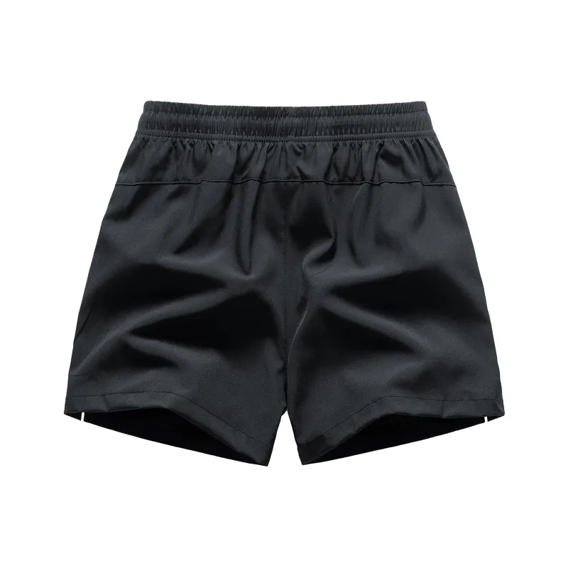 WHELVE Casual Shorts Unisex Black-1