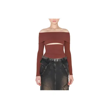 Misbhv T Shirts Women's Brown
