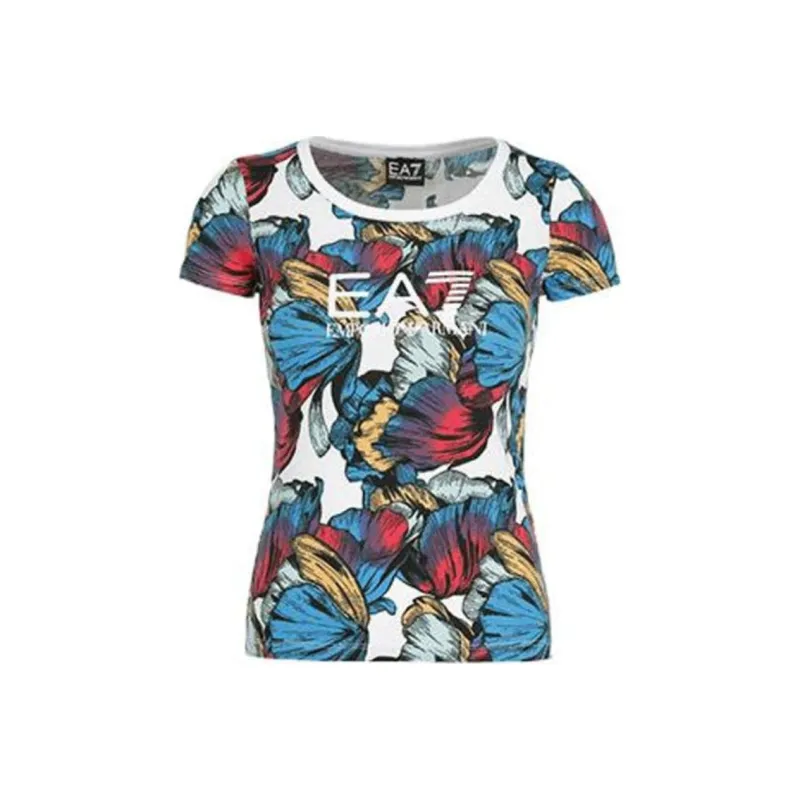 EMPORIO ARMANI EA7 T Shirts Women's White-0