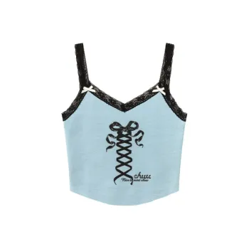 CHUU Tank Tops Women's Gray Blue