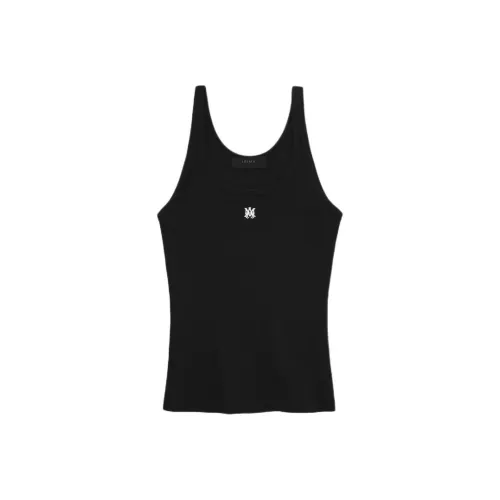AMIRI Ma Embroidered Ribbed Tank Top