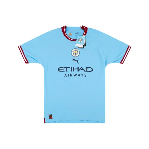 PUMA Manchester City Soccer Jersey Men's Light Blue
