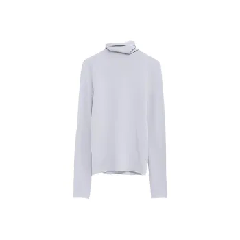 Acne Studios Turtleneck Sweater In Lightweight Jersey Ice Blue Aqh