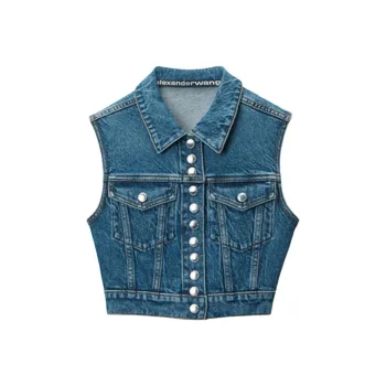 Alexander Wang Trucker Vest Denim Jacket