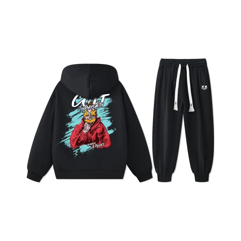 CULT OF INDIVIDUALITY Sweatshirt Set Unisex-0