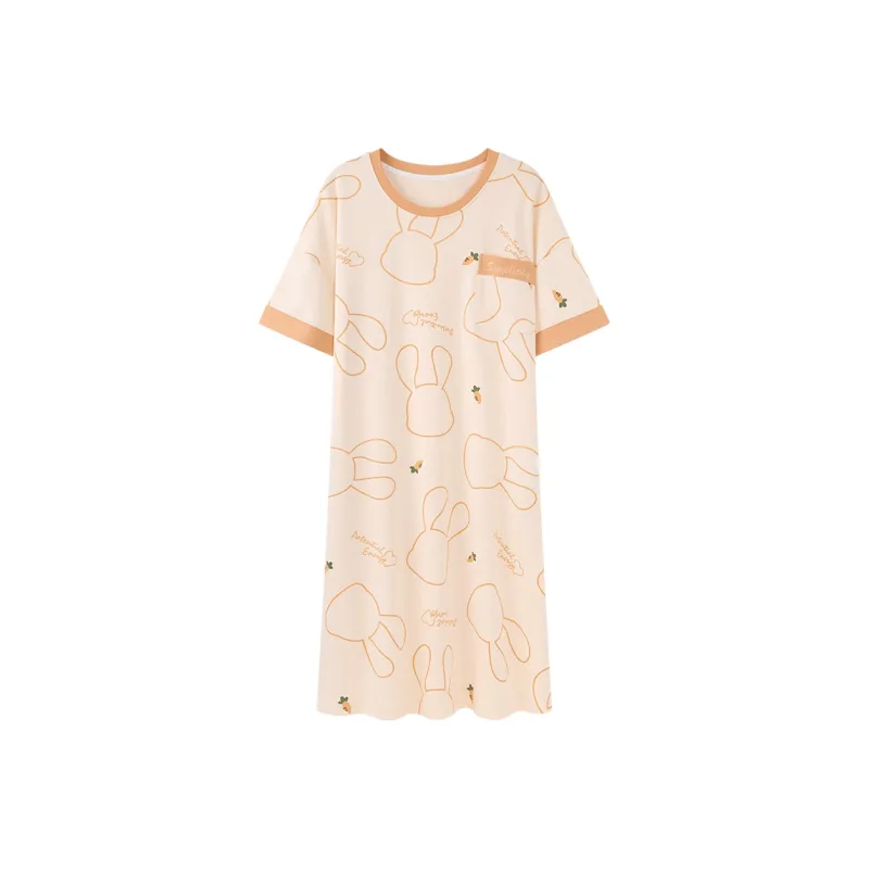 ROMANTIC·SPRING Nightgown Women's Image Color-0