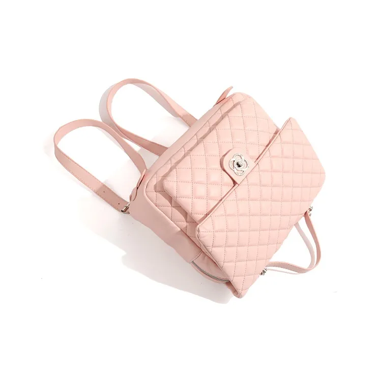 Jade En Plus PU Backpack Regular Women's Milk White/Princess Pink-6