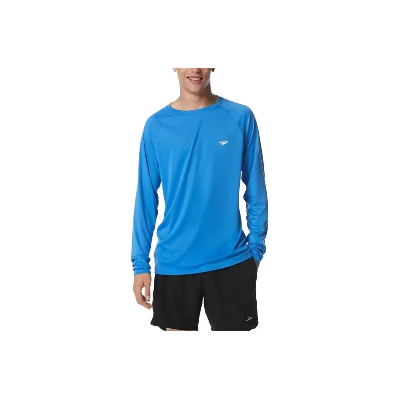 Speedo New Easy Long Sleeve Granite Rashguard Sweatshirt Men's-14