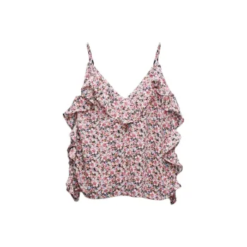 ZARA Tank Tops Women's Multicolor