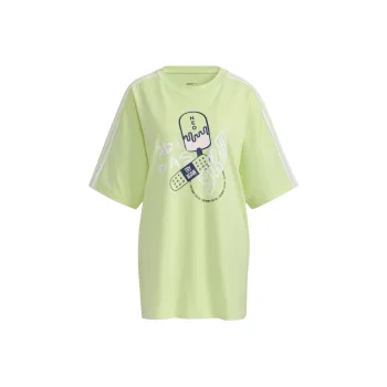 Adidas Neo T Shirts Women's Light Yellow/White