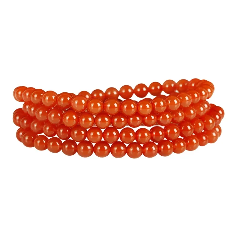 Yutang Southern Red Agate Bracelets Women's-5