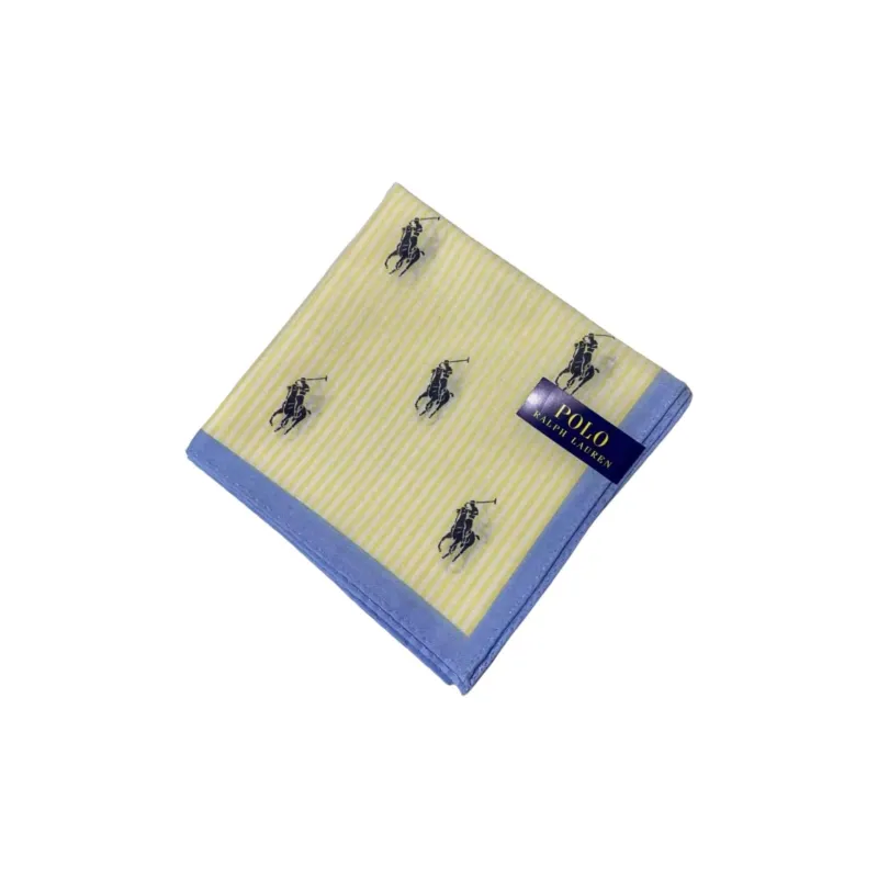 Polo Ralph Lauren Silk Scarves Unisex Yellow-1