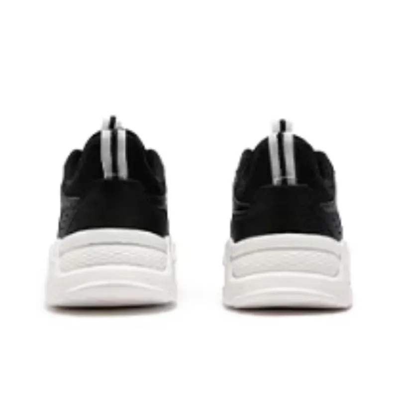 361° Life Collection Cushioning Lightweight Low Top Running Shoes Men's Black White-2