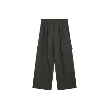 SAME FLOW Casual Pants Men's Iron Gray