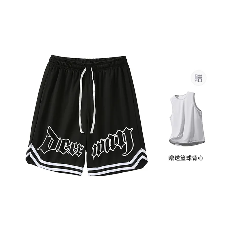 DEERWAY Casual Shorts Unisex Black-4