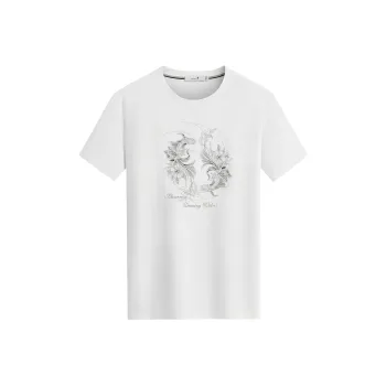 Dance With Wolves T Shirt Men's Raw White