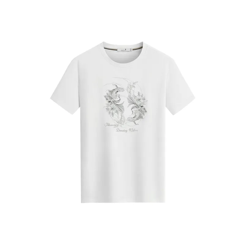 Dance With Wolves T Shirt Men's Raw White-0