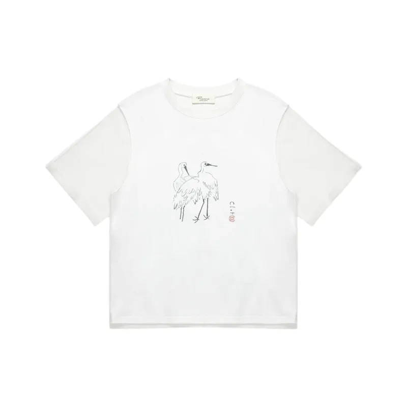 CLOT x Reverie By Caroline Hú T-Shirt Women's White-0