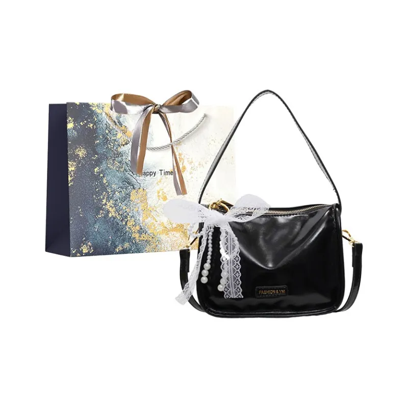 Iman's House PU Shoulder Bag Women's White/Pink/Black/Silver-12